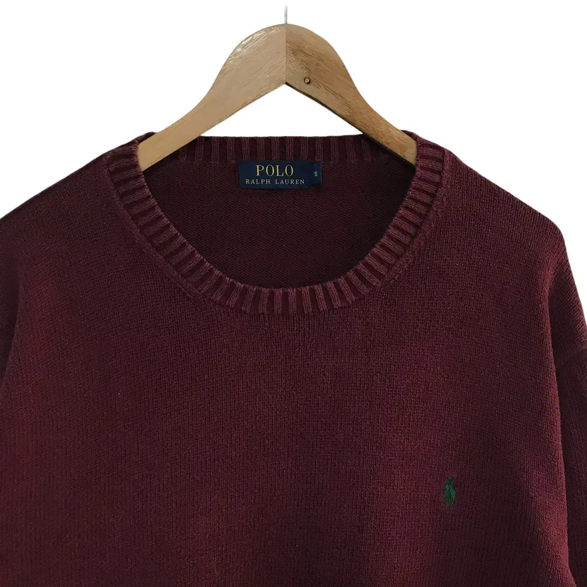 Polo Burgundy Round Knit