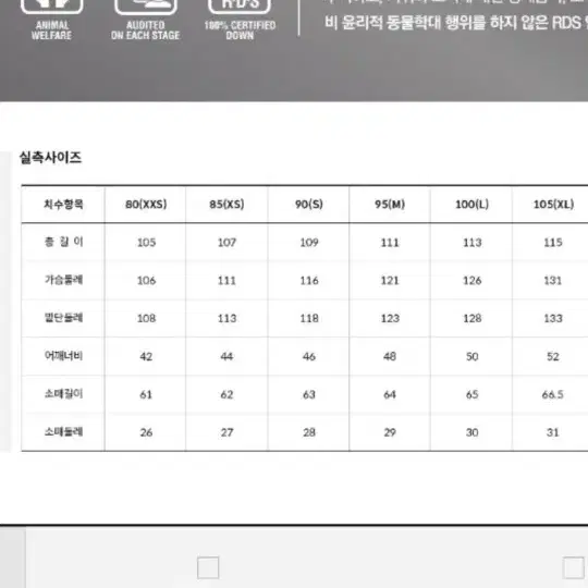 노스페이스고프로구스다은롱패딩100사이즈