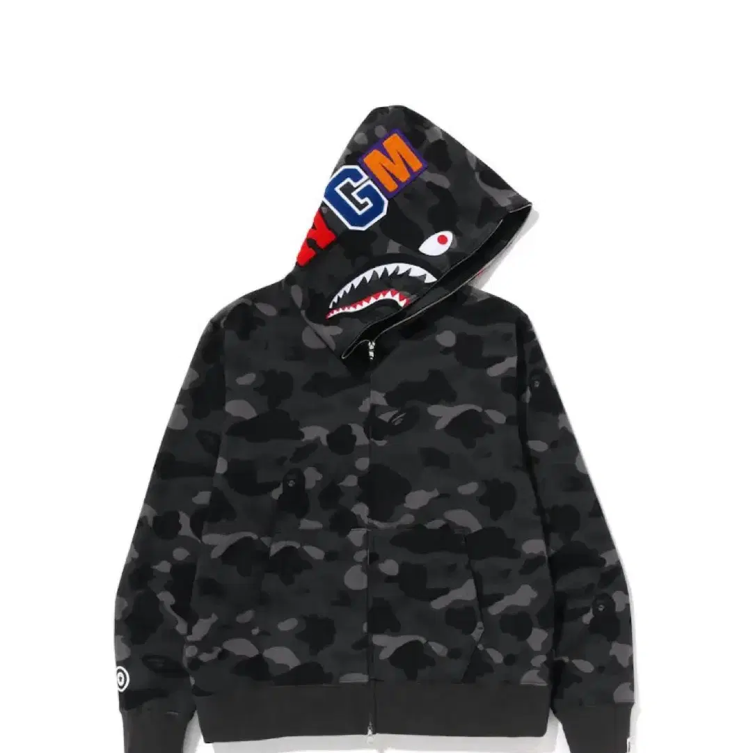 Bape shark hoodie 베이프 샤크 후드집업 흑계