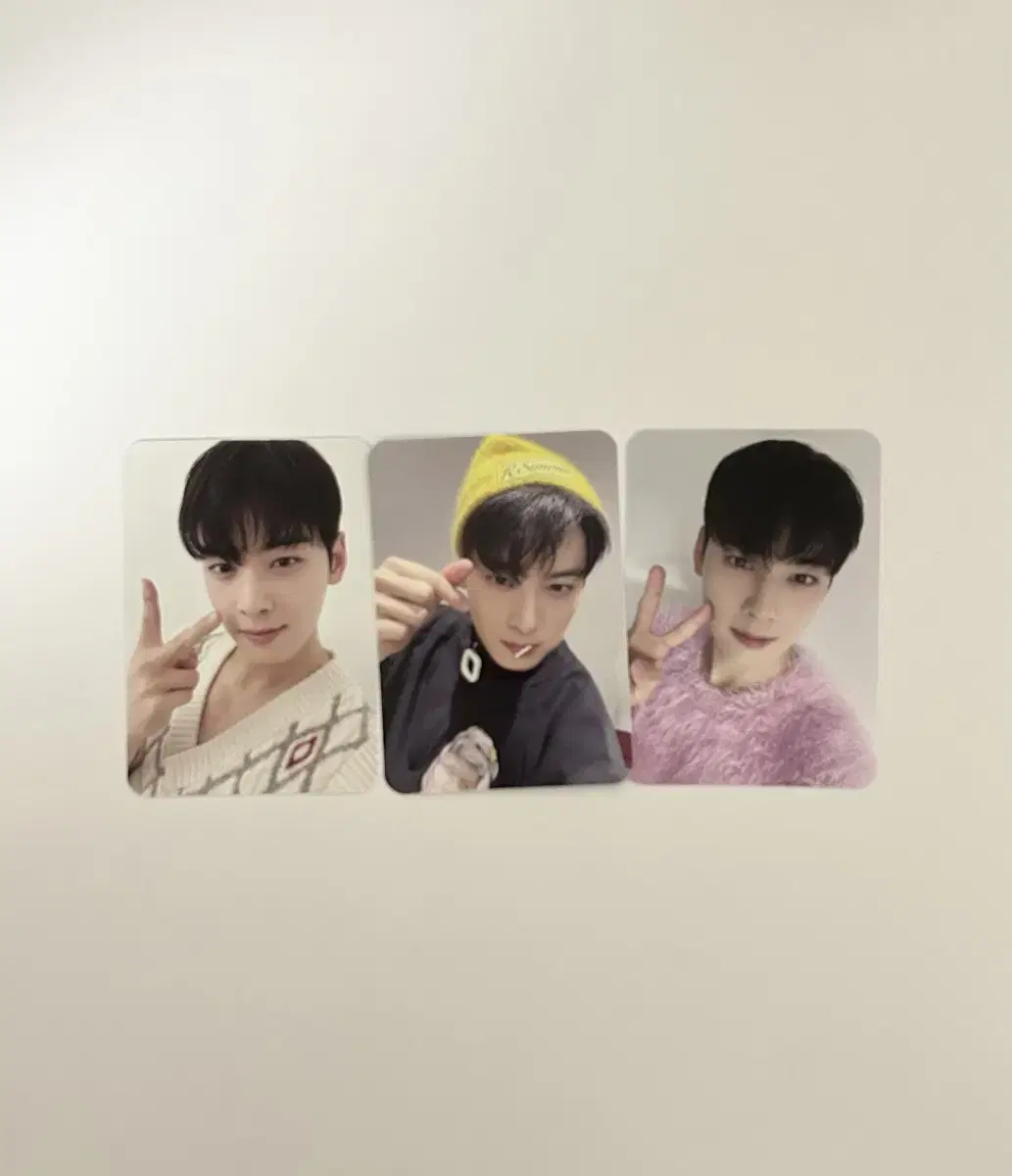 Cha Eunwoo Daikon photocard (3p)