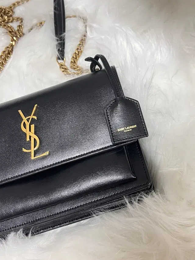 입생로랑 YSL 선셋백 미디움 금장