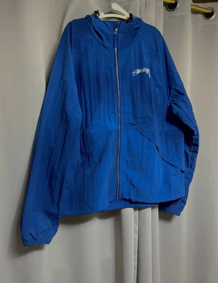 Stussy Wave Die Beach Shell Jacket Cobalt