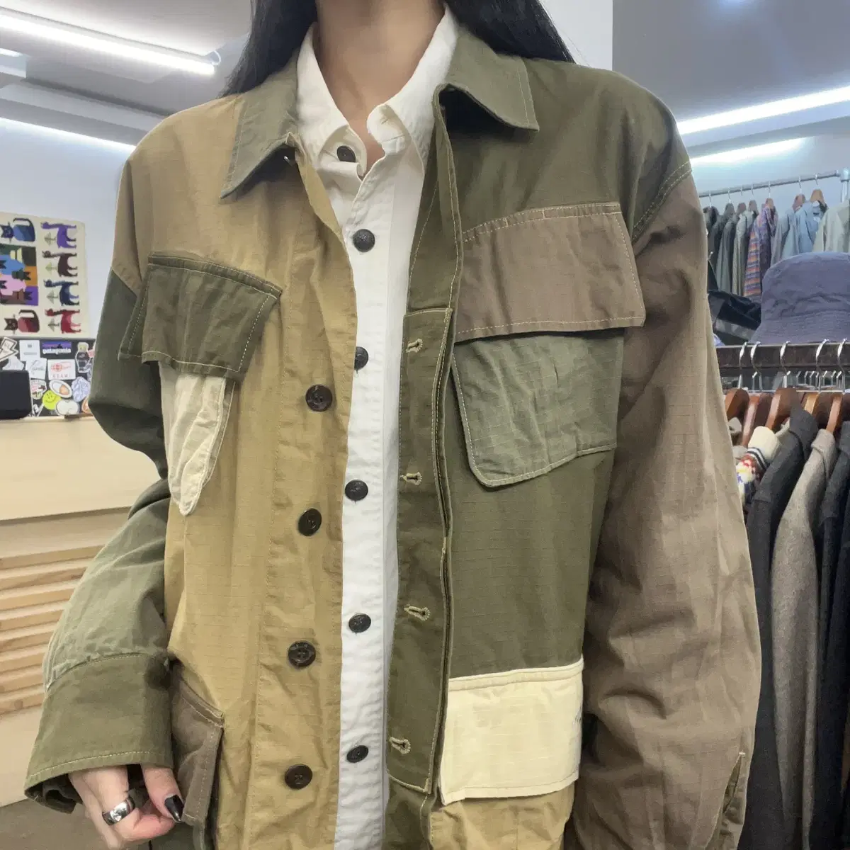 ARMY TWILL 퍼티그 자켓