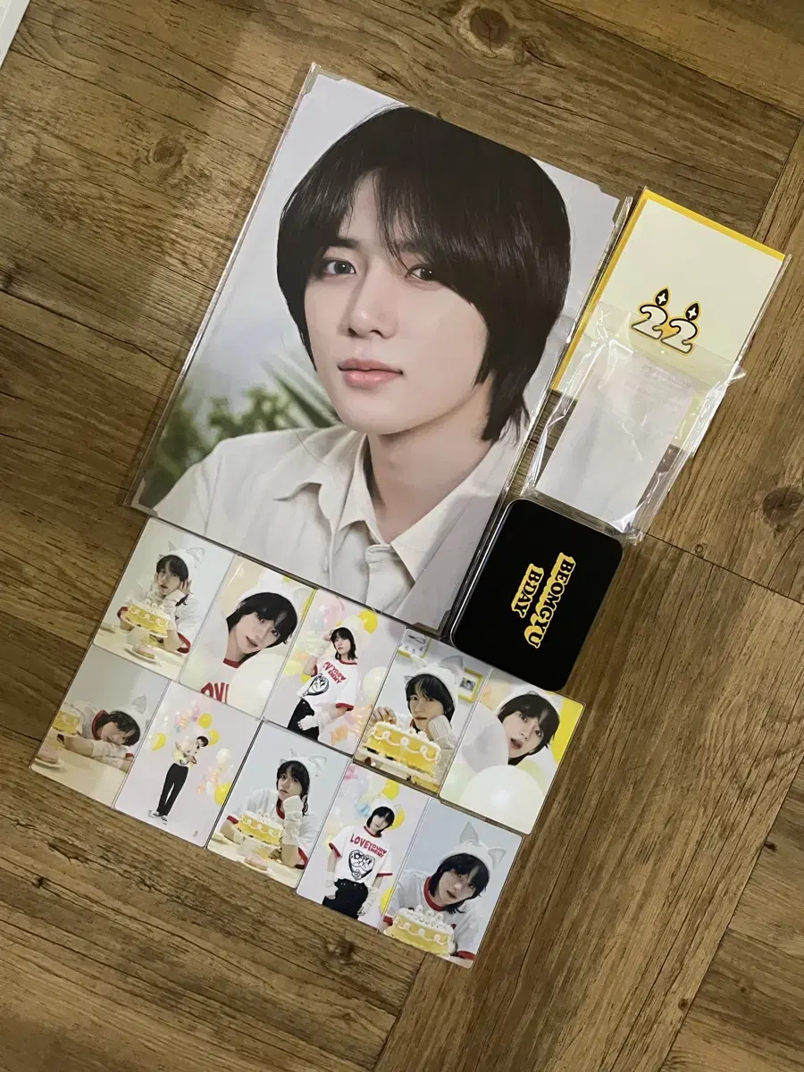 txt beomgyu birthday merchandise photocard postcards