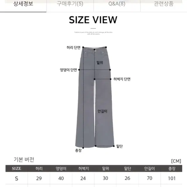 러브미우 미우메이드 로엠 레직기 부츠컷팬츠/미착용 택달린새상품