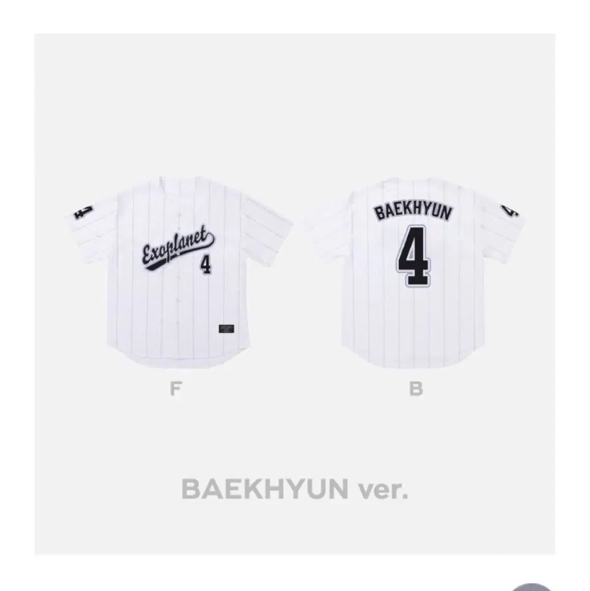 EXO Pangyo baekhyun Uniform wts (source)