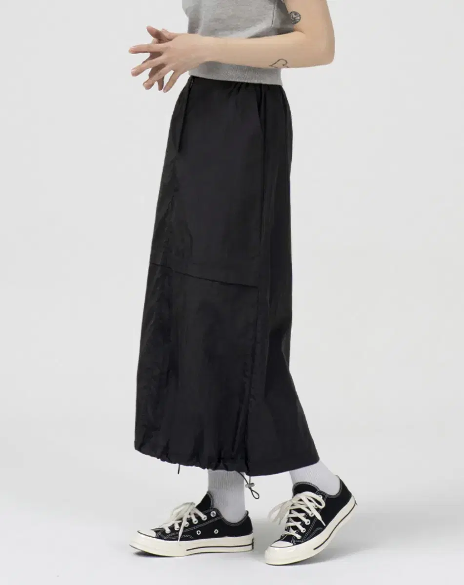 Banded String Skirt