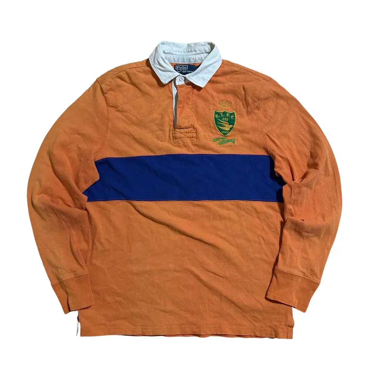 Polo Vintage Colorblock Rugby Shirt (M)