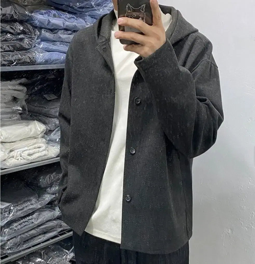 Melo (Slow Record House) Minimal Nelson Hooded Jacket L