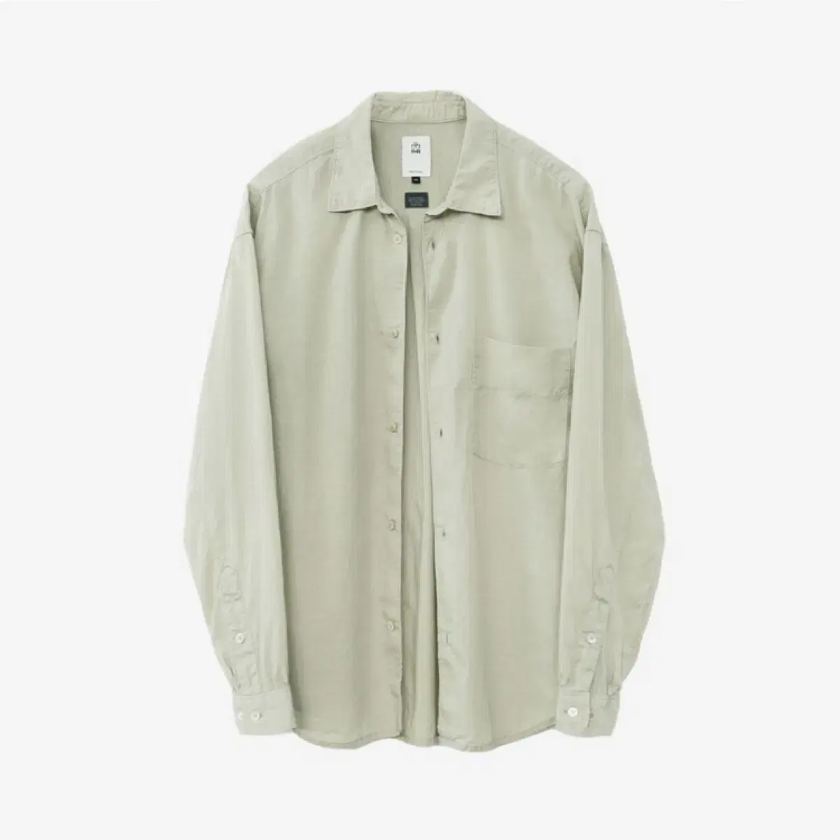 [3] Polythene Tenko Loose Shirt 2.0 24 Washed Sage Green