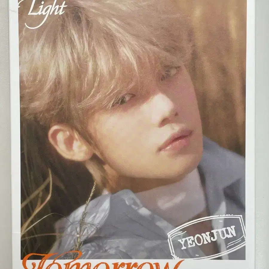 포카X)) TOMORROW Light ver. 연준 앨범(하자O)