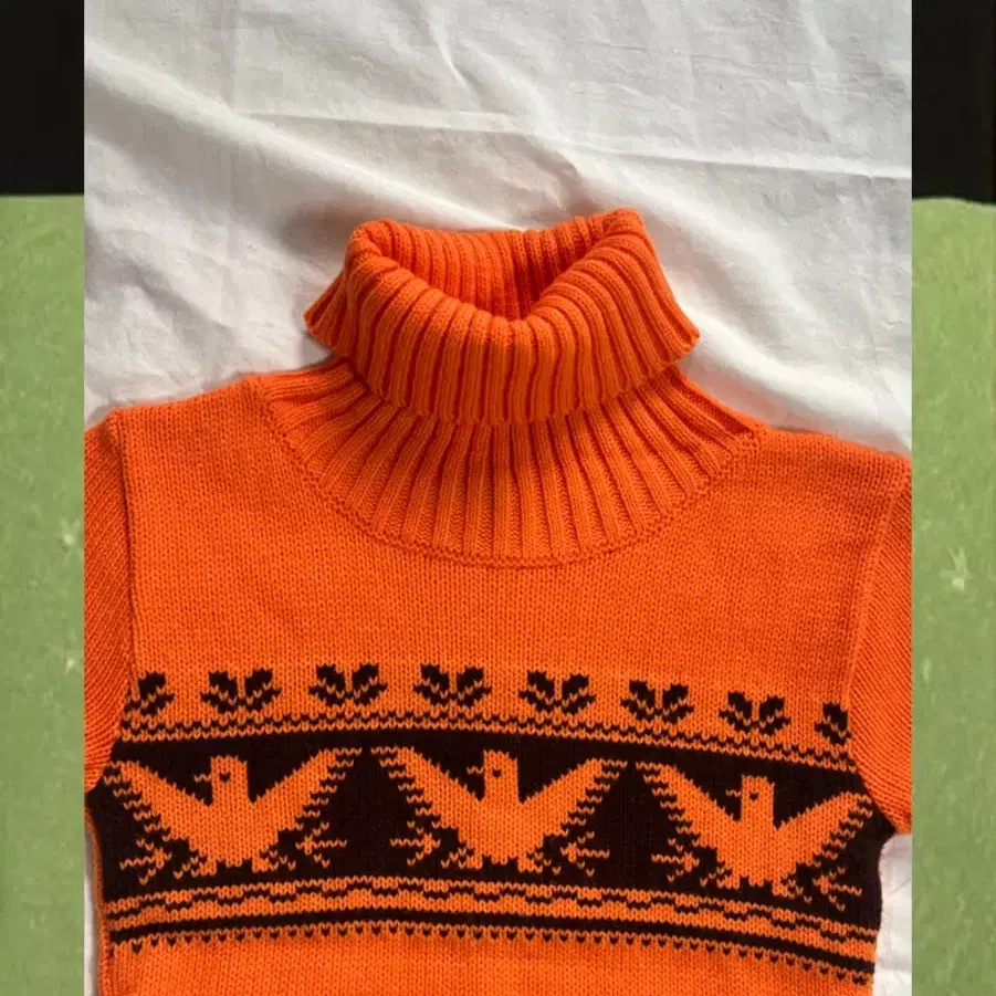 Vintage half knit