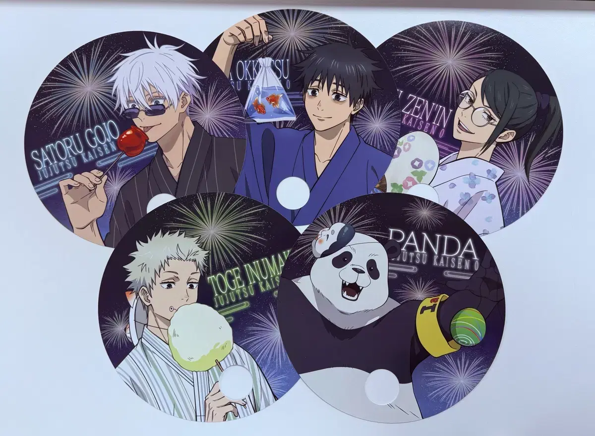 [Zuu] 2024 Japan Animated pre-order benefit: 5 types of wuchiwa (fans)