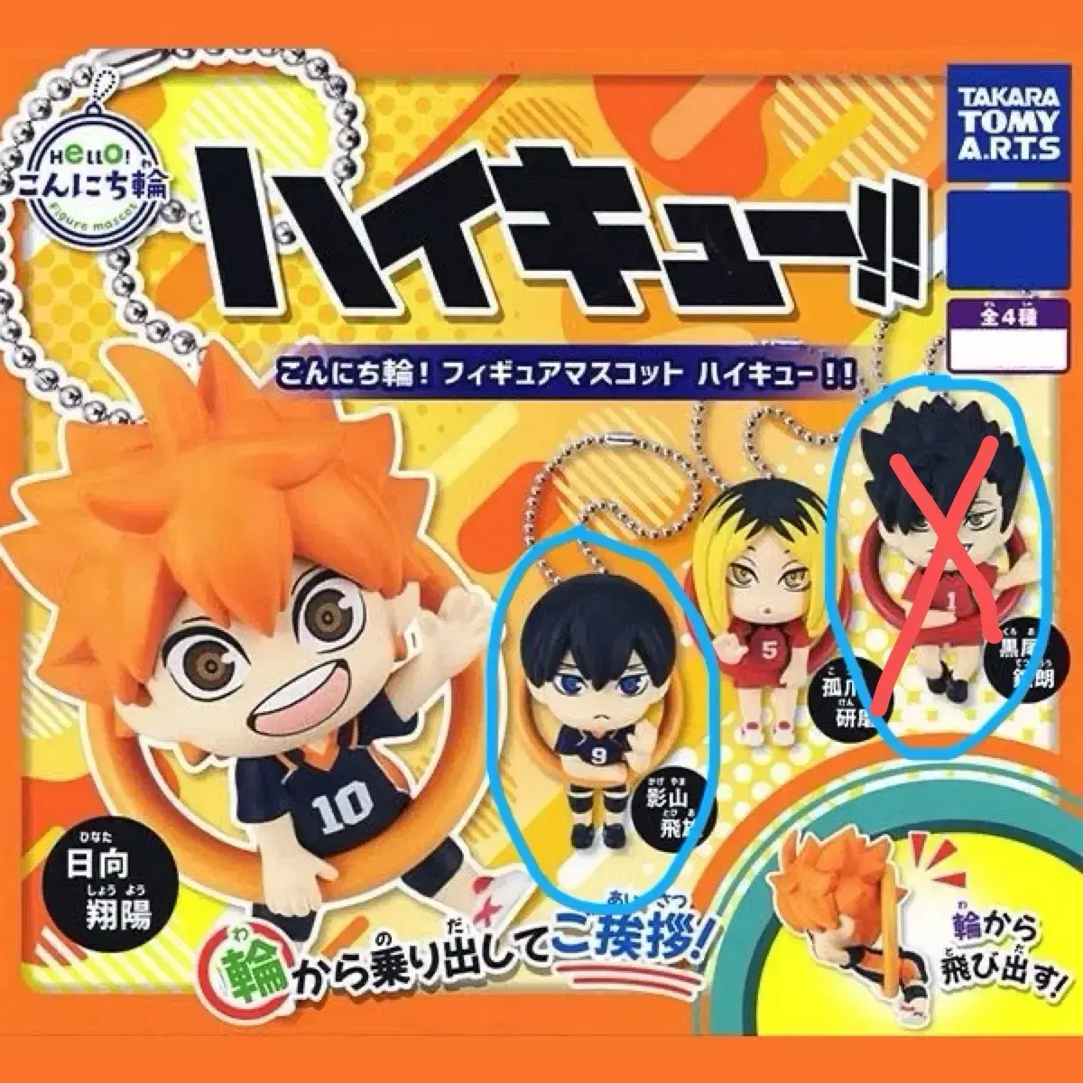 Haikyuu Gonnichi and its figurine mascot Kacha Kageyama