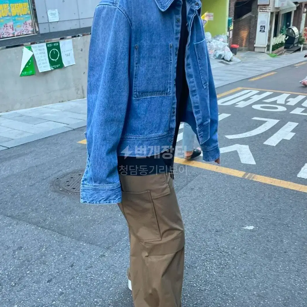 [46]우영미22FW 크롭 데님 청자켓