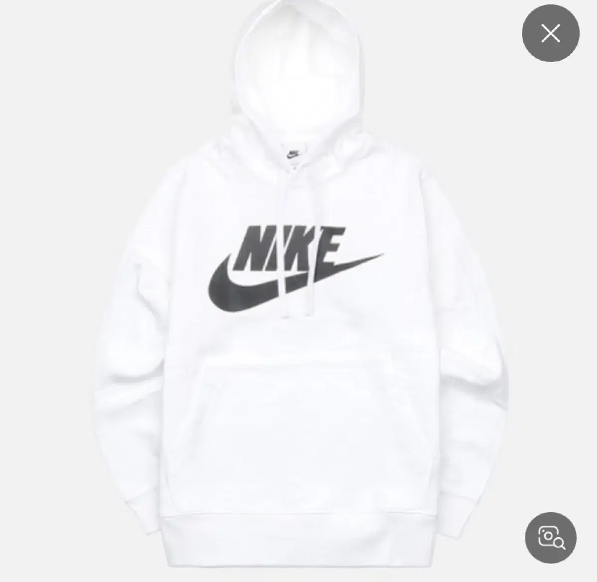 Nike Hoodie Swoosh Pullover Hoodie White