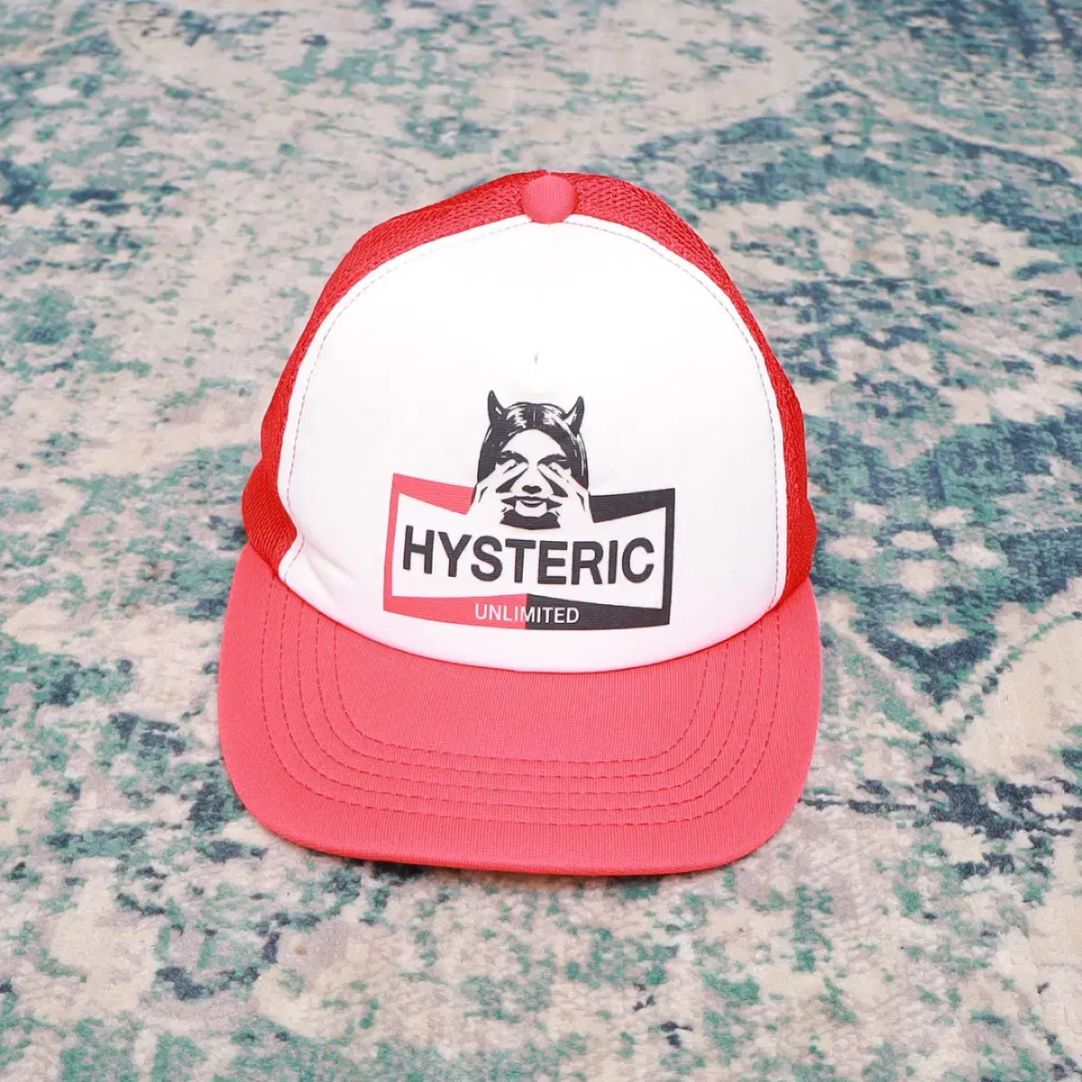 Hysteric Glamour 히스테릭 글래머 트러커캡 볼캡 레드