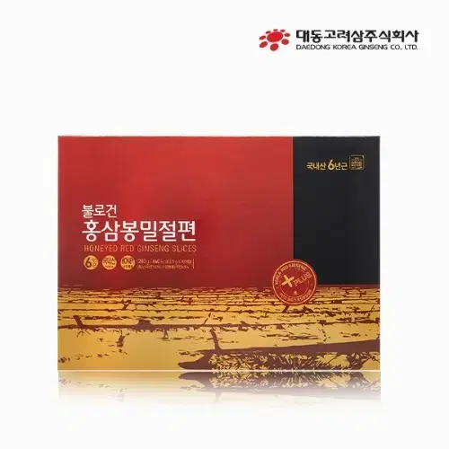 대동고려삼 불로건 홍삼봉밀절편 6년근 20gx10 x2BOX