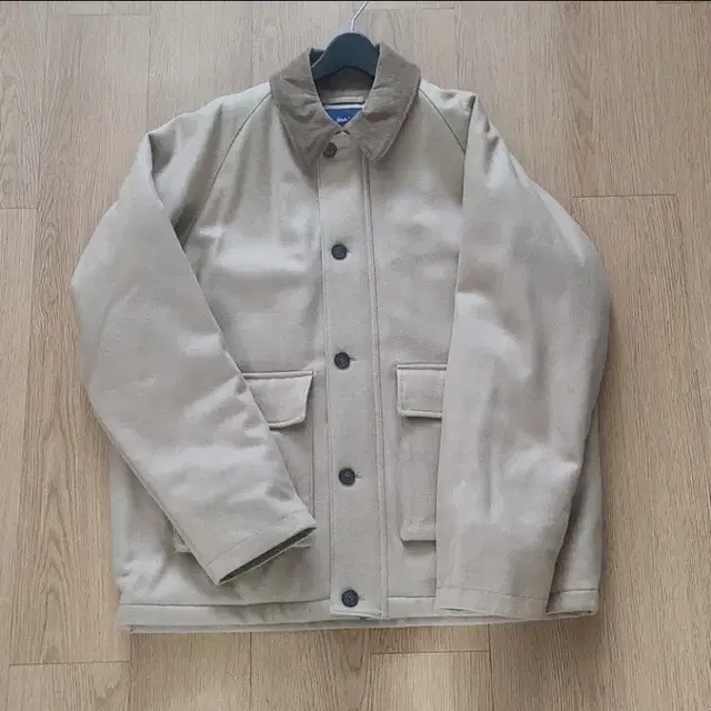 예일 울점퍼 WOOL QUILTED BLOUSON JACKET BEIGE