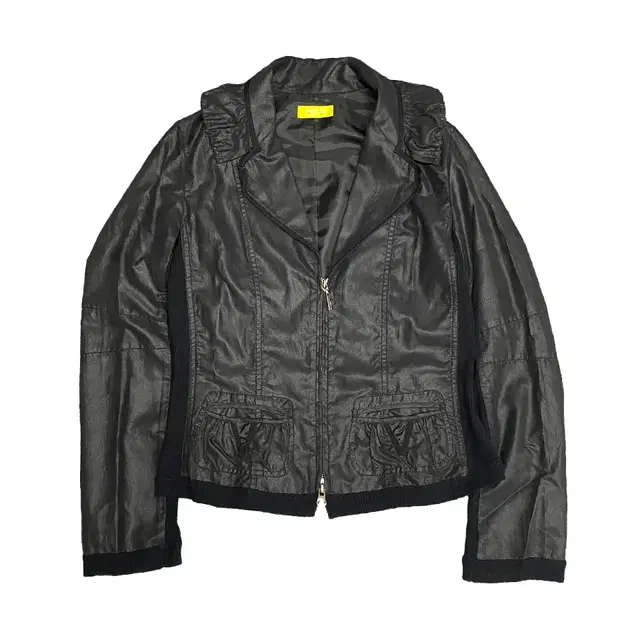 HIROKO BIS faux leather jacket