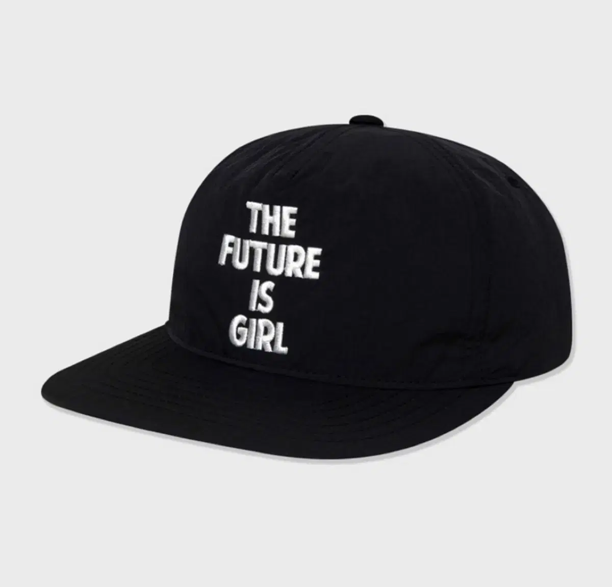 Girls Skateboarding Black Hat Ballcap