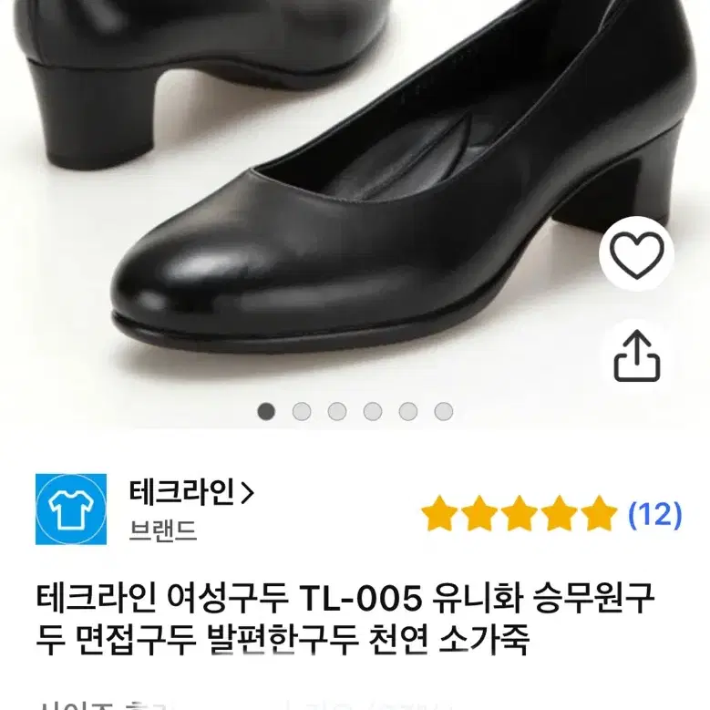 테크라인 여자구두(승무원구두) 245