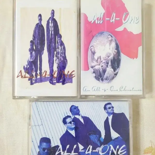 올포원(ALL-4-ONE) 카세트테이프 모음