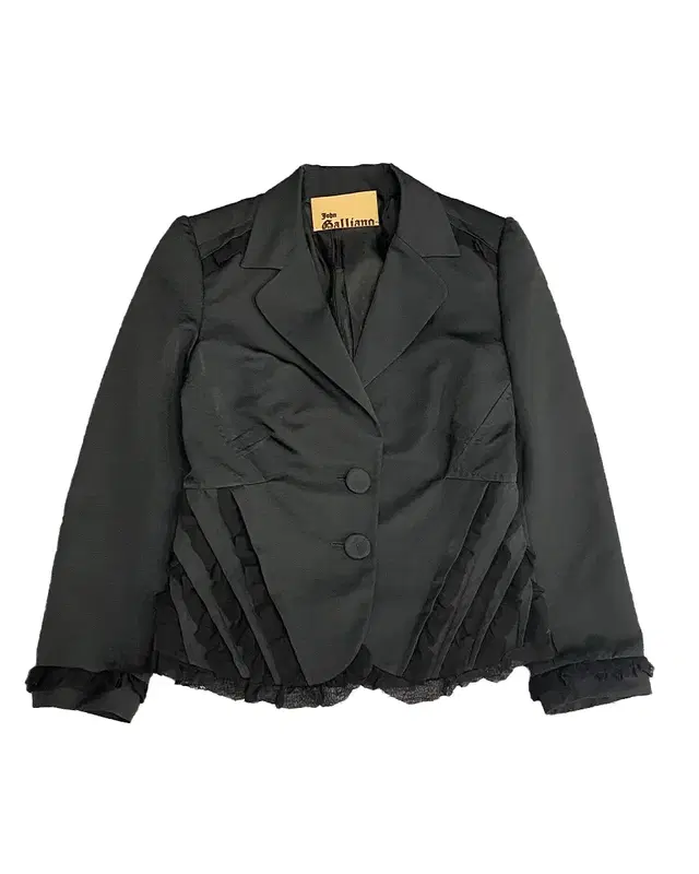 John galliano ruffle tailored jacket