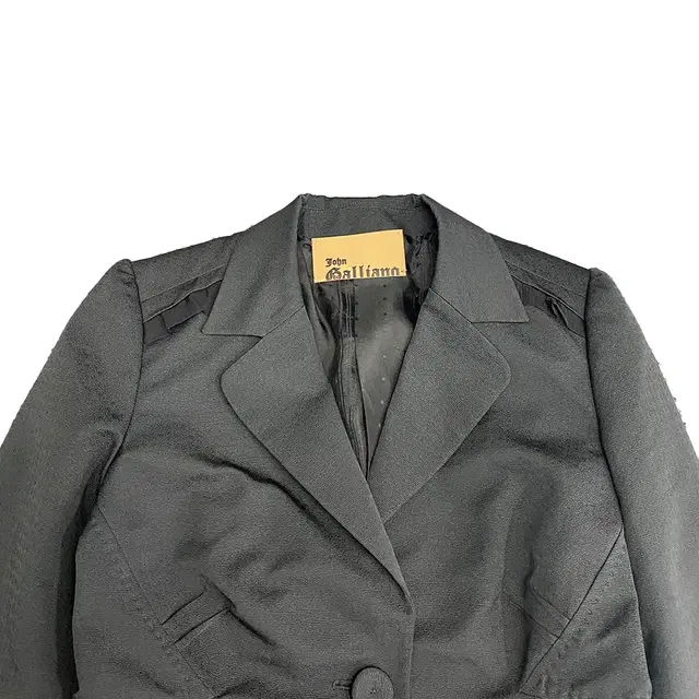 John galliano ruffle tailored jacket