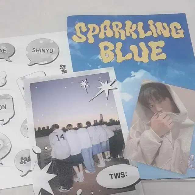 투어스 도훈 sparkling blue 앨범 포카