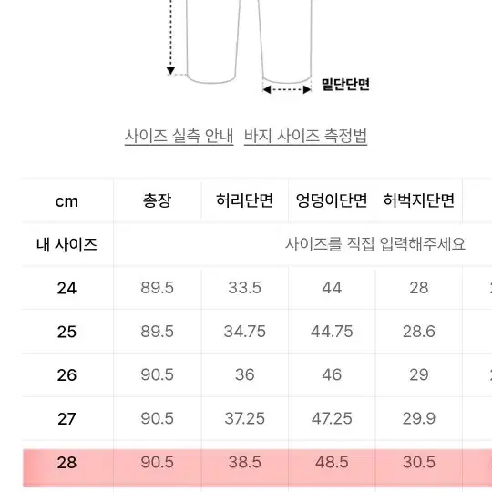 무신사 여성 슬랙스 4종