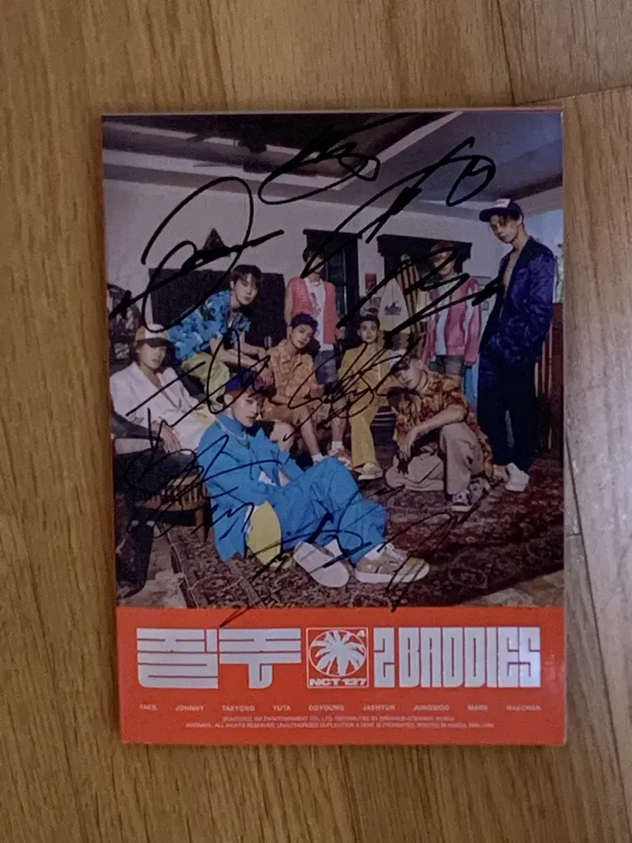 NCT 127 Signed Album (Jilju) nct Album