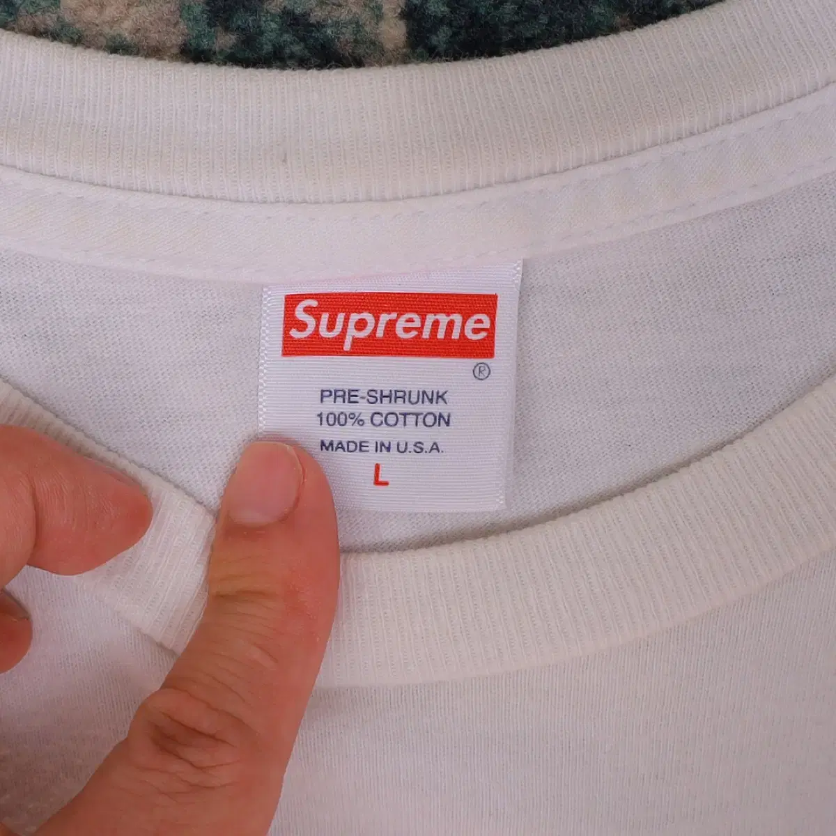 Supreme 슈프림 19SS 길버트 조지 긴팔티셔츠 L