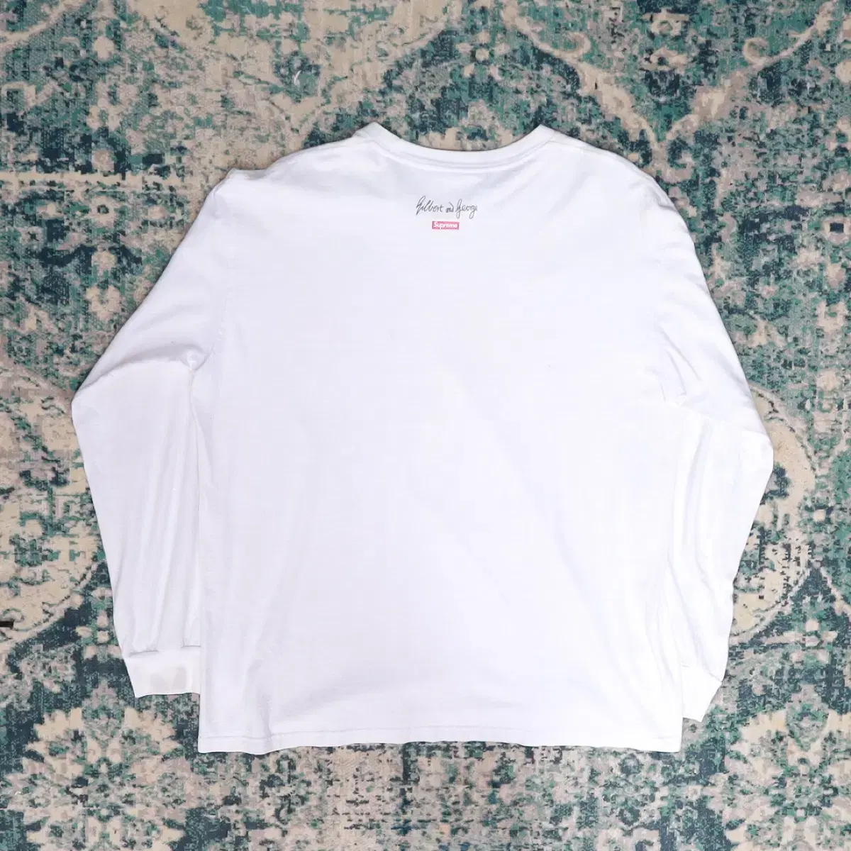 Supreme 슈프림 19SS 길버트 조지 긴팔티셔츠 L