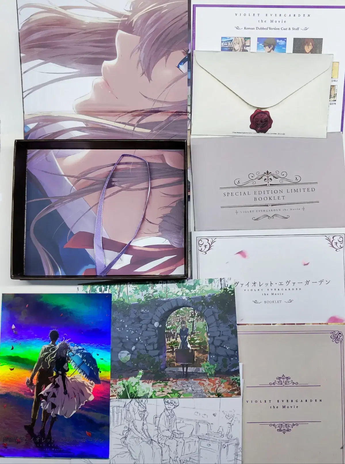 Violet Evergarden The Movie UFE blu-ray Mirage # Artbook Collection Figure