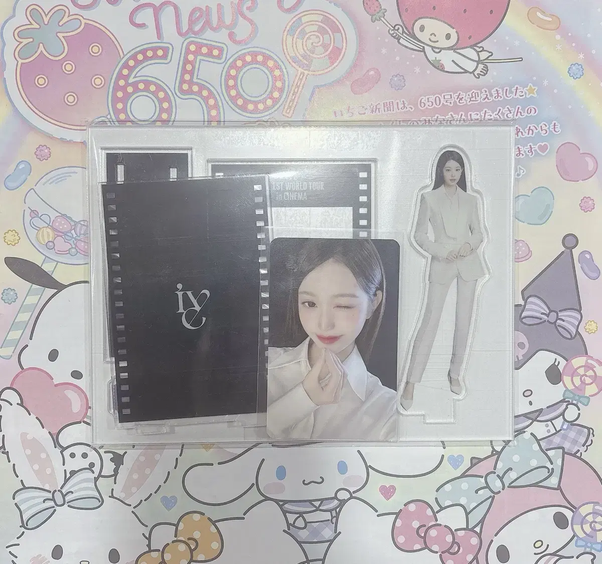 ive cinema pop up wonyoung acrylic stand,photocard wts