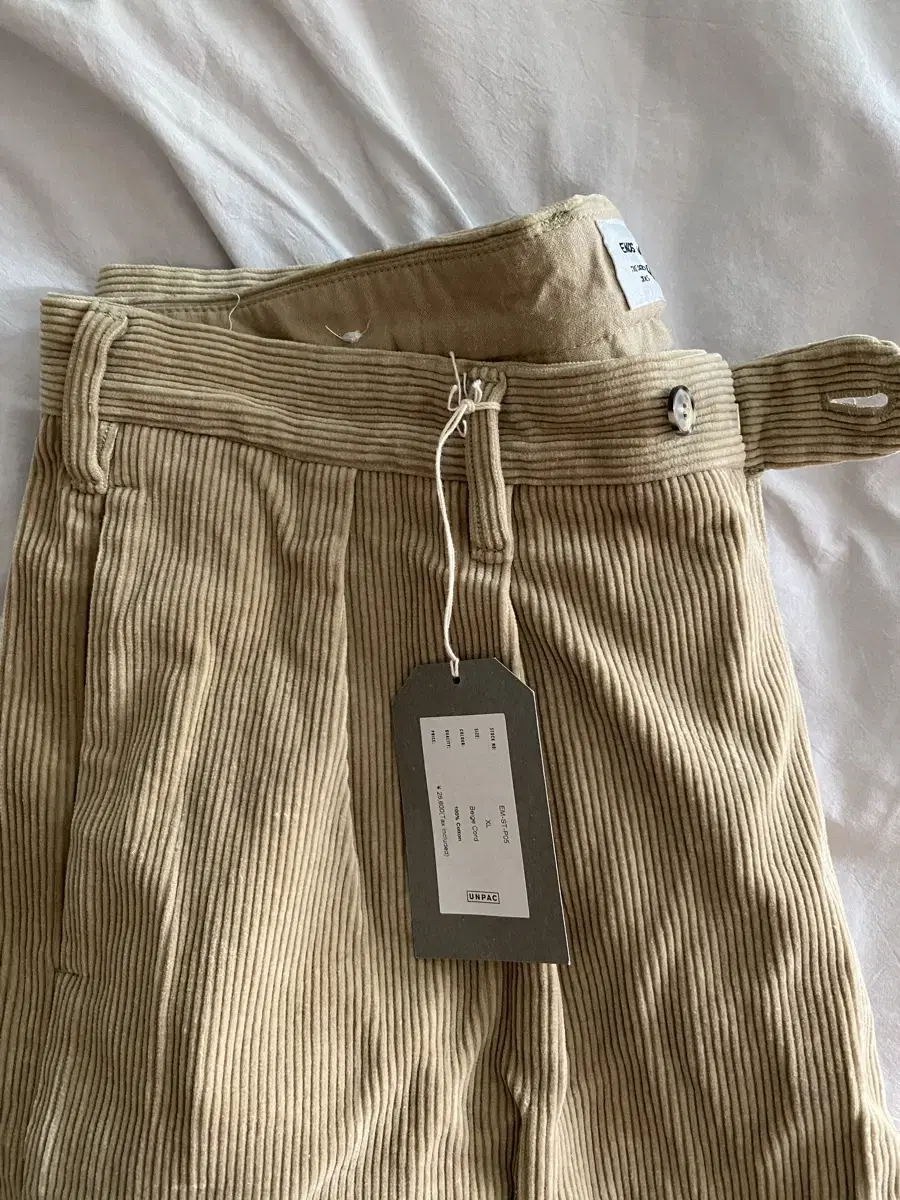 [NEW - XL]ENDS AND MEANS Grandpa Two-Tuck Corduroy Pants