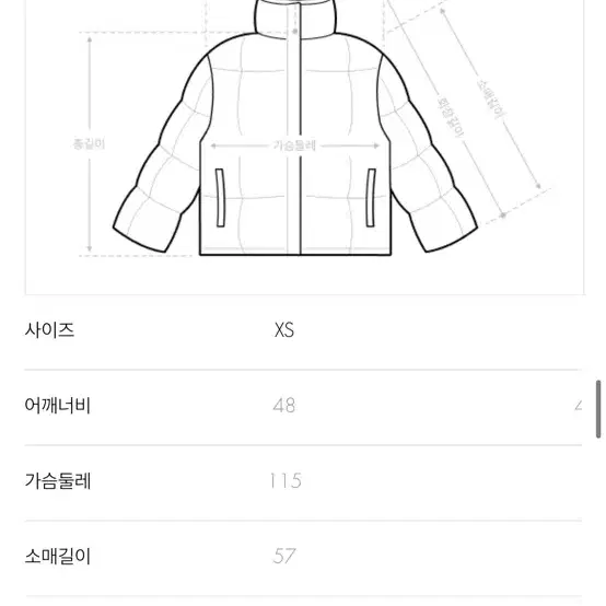 게스 패딩