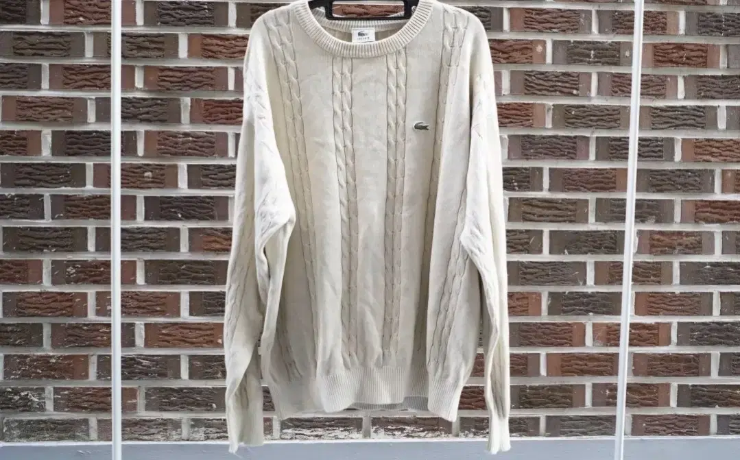 Lacoste beige knit