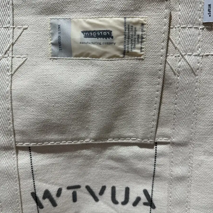 [OS] 더블탭스 토트백 Wtaps x RAREGEM TOTE BAG L