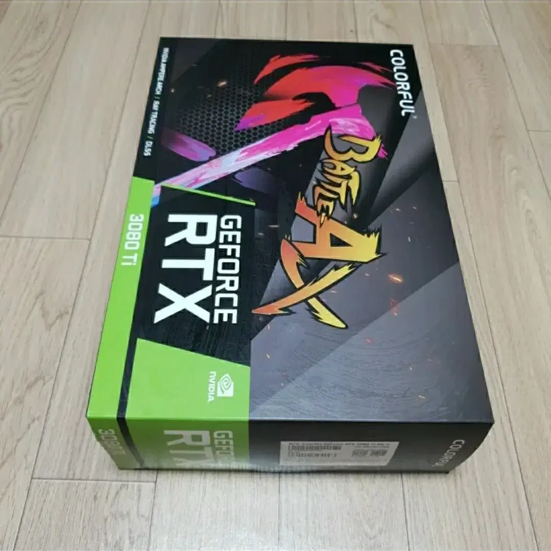 COLORFUL GEFORCE  RTX 3080TI  그래픽카드 박스