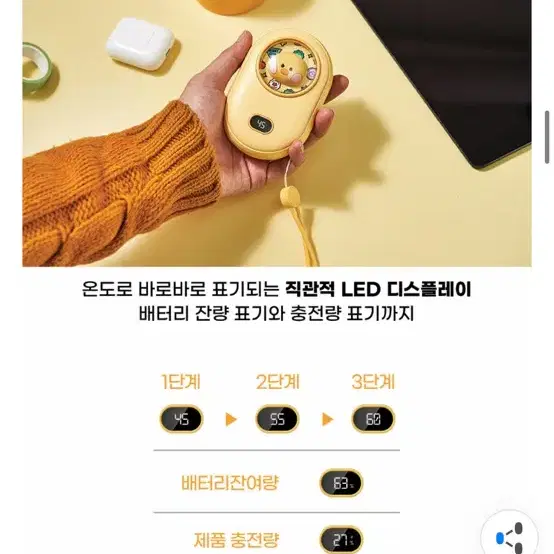 단미 라인프렌즈 USB 충전식 휴대용 보조배터리 샐리니