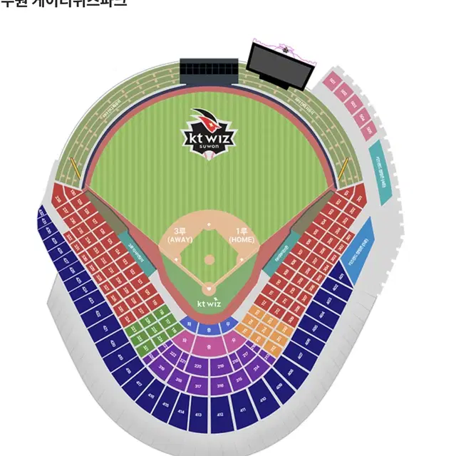 준플레이오프 3차전 3루 테이블석 중앙 스카이존 2연석 4연석