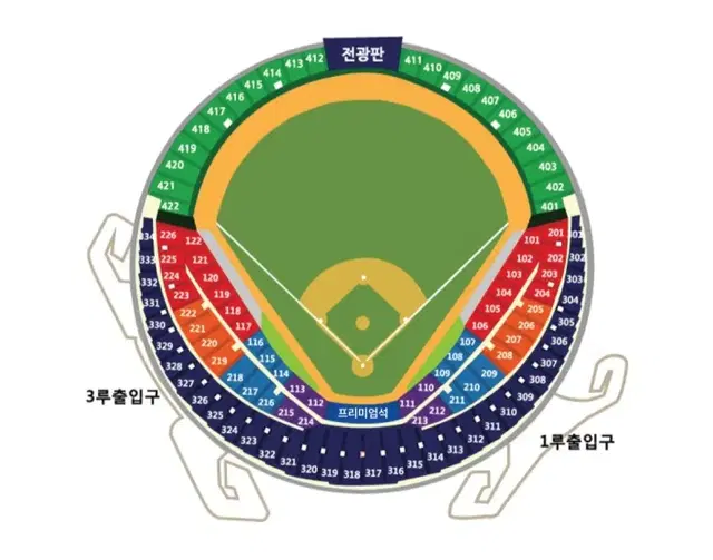 10/5 1차전 LG KT 1루 익사이팅존 1석