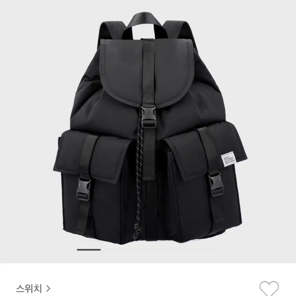 택포) 스위치 CITY BOYS RUCKSACK 001 S Black