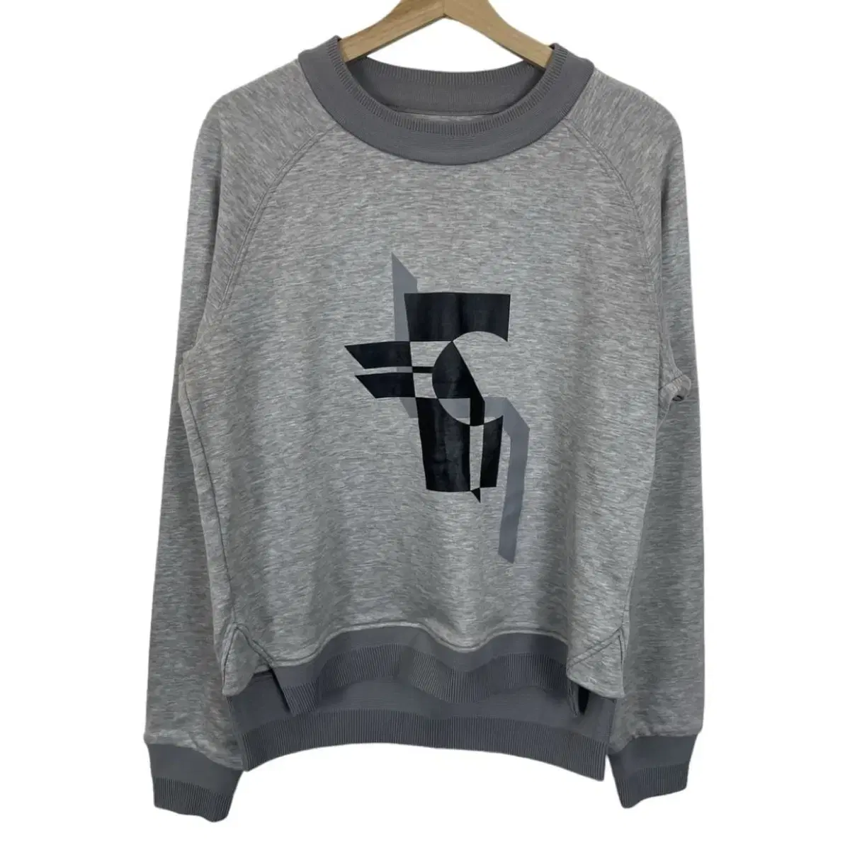 Zone Baronil Logo Printed Grey Sweatshirt