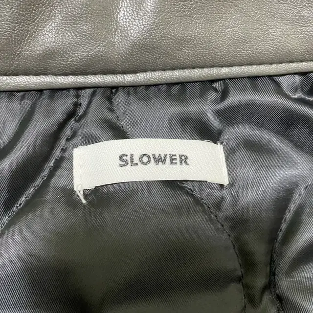 Slower 슬로워 가죽 재킷 자켓