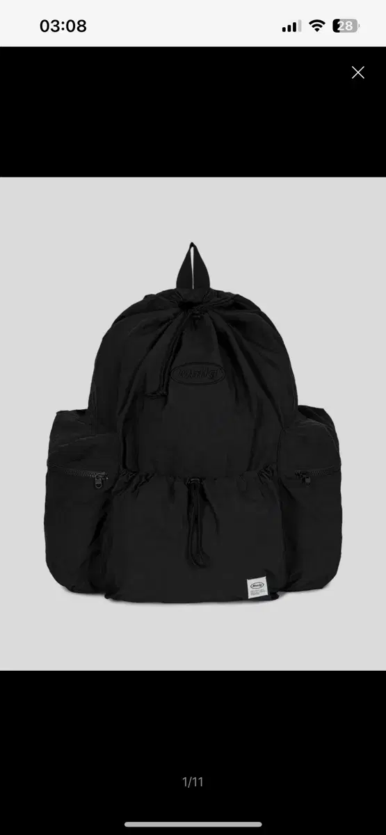 [오늘의 주우재][Mmlg가방] MMLG RUCKSACK (BLACK)