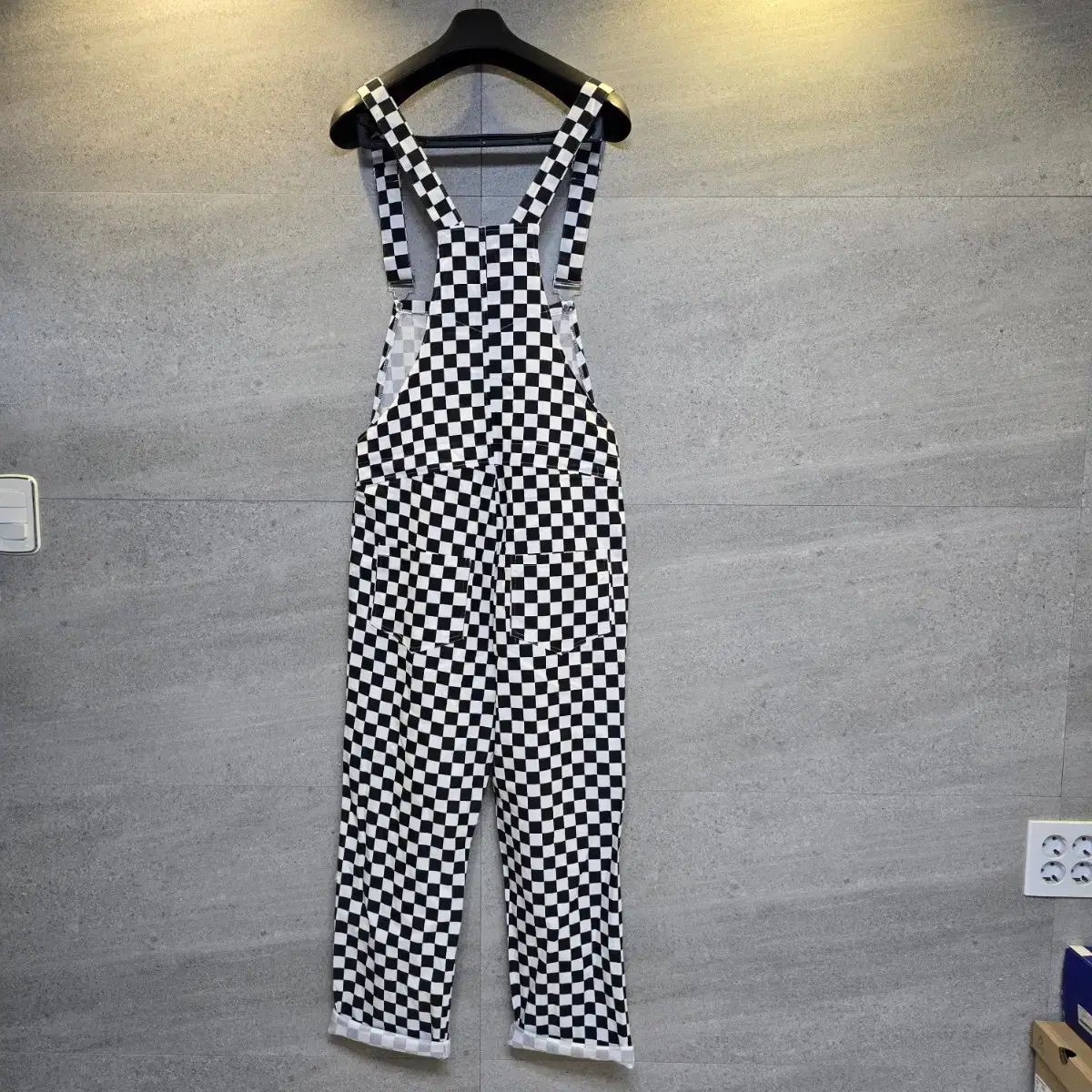 Checker Pattern Overalls~~Jumpsuit!