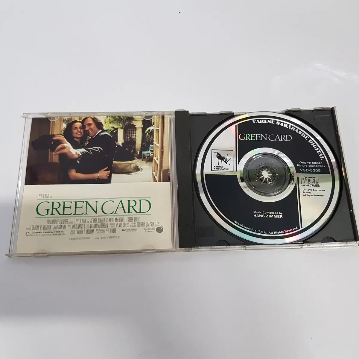 한스짐머  Green Card 영화음악 OST CD